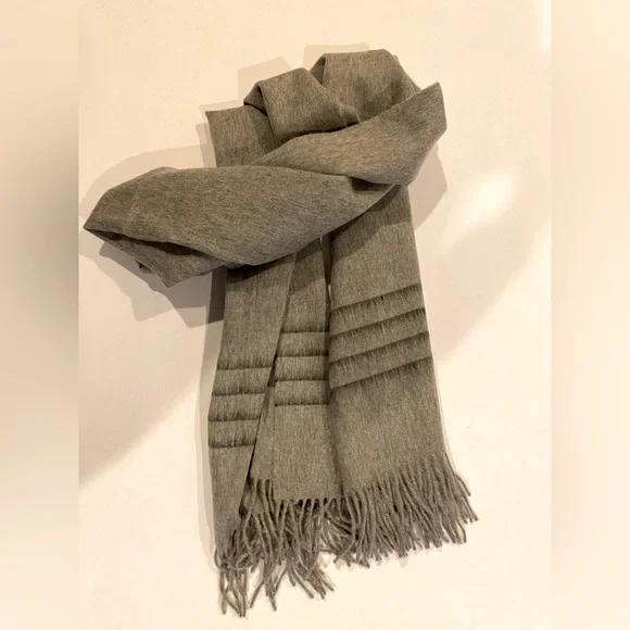 Rag & Bone Merino Wool Scarf Unisex Minimalist Style Super Soft Lightweight - Picture 2 of 11